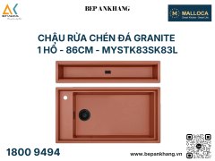 Chậu rửa chén đá Granite 1 hố Malloca - MYSTK83SK83L ( 86cm )